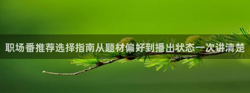 漫岛蛙:职场番推荐选择指南从题材偏好到播出状态一次讲清楚配图