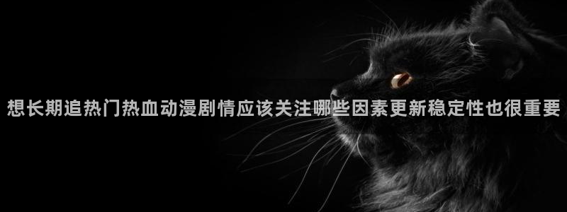 漫蛙老：想长期追热门热血动漫剧情应该关注哪些因素更新稳定性也很重要配图