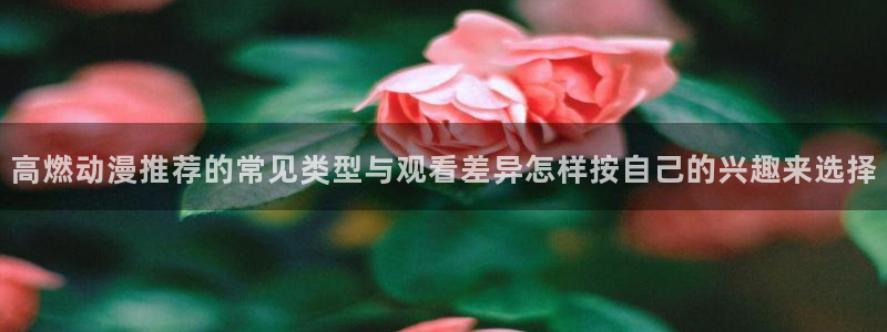 漫蛙邮:高燃动漫推荐的常见类型与观看差异怎样按自己的兴趣来选择配图